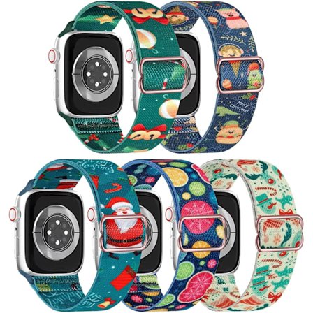 Elastiskt Solo Loop-armband kompatibelt med Apple Watch-armband