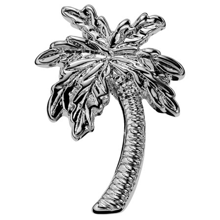 Dianthus | Broche Le palmier couleur argent pour hommes - Broches en forme de feuille - pour Hommes - Trendhim