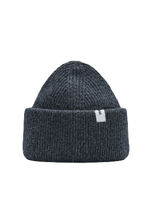 Stiksen Beanie 01 Merino Chunky Fit Accessoarer Unisex Grå ONESIZE
