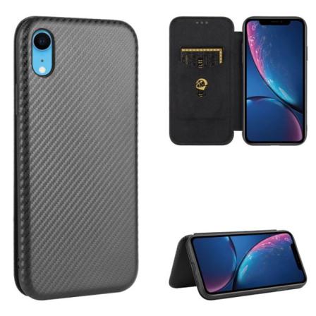 Iphone Xr Flipfodral Kortfack Carbondreams Svart