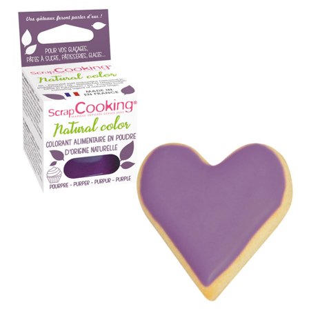 Spiselig Pulverfarge Lilla ScrapCooking