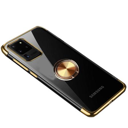 Cover med ringholder - Samsung Galaxy S20 Ultra Guld