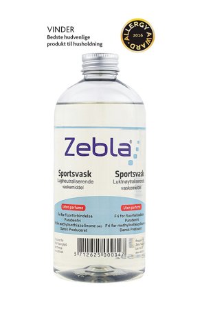 Zebla Sportsvask uden Parfume, Tøj & Bolig, Husholdning, Tekstilpleje