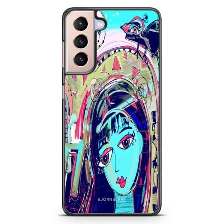 Bjornberry Skal Samsung Galaxy S21 - Abstrakt Katt