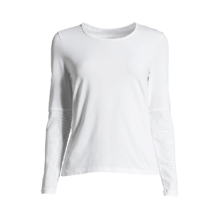Casall Essential Iconic Long Sleeve Träningskläder Dam Vit 36