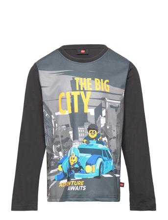 Lwtano 122 - T-Shirt L/S Black LEGO Kidswear