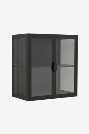 VCM - Vcm Väggvitrinskåp Flokas S - Svart - Skåp - Från Homeroom