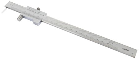 Dasqua 511531 Ritsskjutmått 0-200mm, Mått & vattenpass