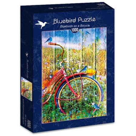Bluebird Pussel - Sialior På En Cykel 1000 Bitar Multifärg