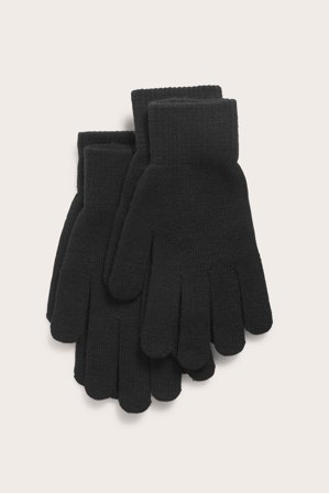 Kappahl | Vanter 2-pk Svart ONE SIZE | Svart