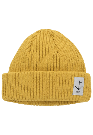 Resteröds Ekologisk Bomull, Beanie Mössa, Smula, Grå Accessoarer Herr Gul ONESIZE