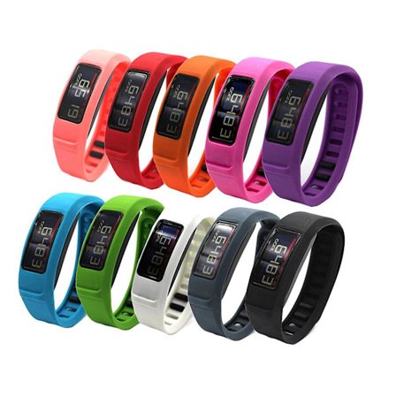 Ersättningsarmbandsarmbandsrem för Garmin Vivofit 2[Large,Orange]