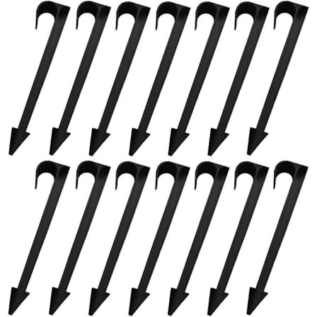 Sett med 50 dryppvanningsstaker for 16 mm slange, støttestaker for vanning, støttestaker for dryppvanning