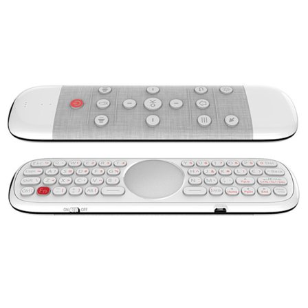 2.4G Luftmus Trådlös Fjärrkontroll Röststyrning för Smart Pointer med Tangentbord 6 Axis Gyroskop För Smart TV Box P