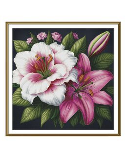 Broderikit Billede Blomstrende paradis - Nova Sloboda