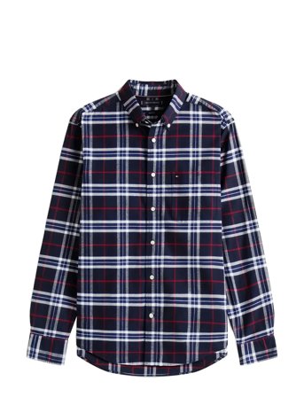 Tommy Hilfiger | Brushed Oxford Check Rf Shirt | S