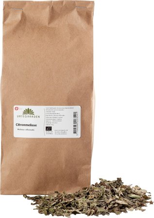 Urtegaarden Citronmelisse Ø 50 g, Helse & Madvarer, Madvarer, Krydderier