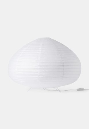 Åhléns Home Golvlampa i rispapper IGGY 60x45 cm Belysning Vit ONESIZE