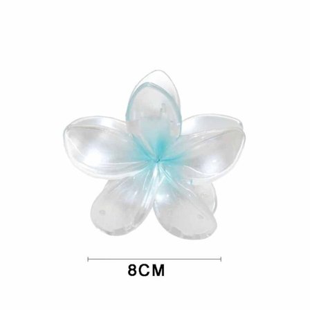 Frangipani Hiusklipsi Kukka Hiusneula SININEN 8CM