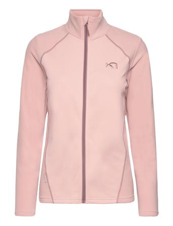 Kari F/Z Fleece Sweat-shirts & Hoodies Fleeces & Midlayers Rosa Kari Traa*Betinget Tilbud