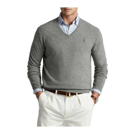 Ralph Lauren, Knitwear Grijs, Heren, Maat:L