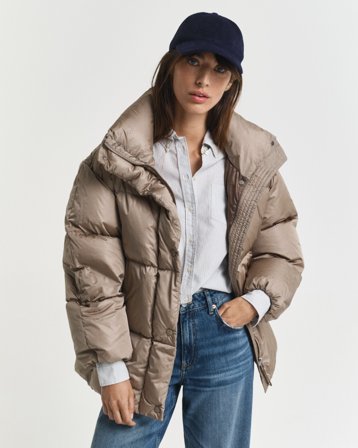 GANT Damen Relaxed Fit Daunenjacke (L)