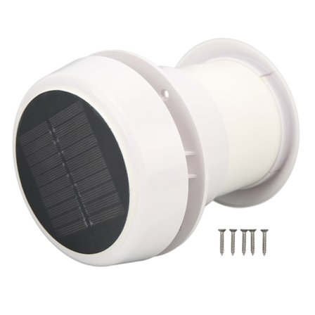 DC12V Takfläkt för husvagn, tyst, solcellsdriven ventilation för husbilar, husvagnar, båtar och yachter