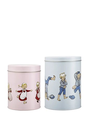 Muurla | Emil Tin Jar Set Of 2 Emil And Ida | ONE SIZE