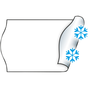 Etiketter Kyl- & frysprodukter 26x16mm Vit