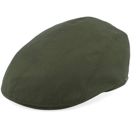 Wigéns - Green flatcap Czapka Z Daszkiem - Ivy Modern Olive Flat Cap @ Hatstore