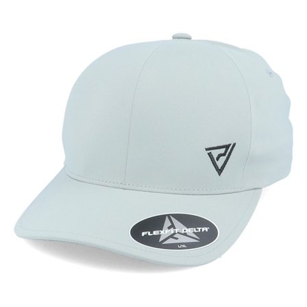 Padelville - Grijs flexfit Cap - Black Insignia Silver Delta Flexfit @ Hatstore