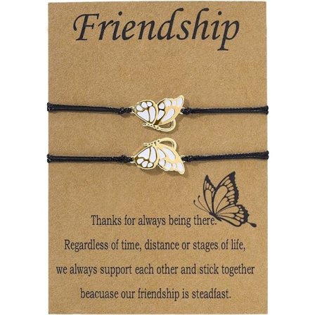 Bedste veninder venskab armbånd til 2 piger, BFF langdistance