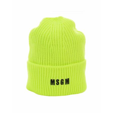 Msgm, Beanies Geel, Heren, Maat:ONE Size
