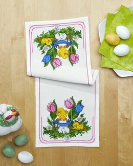 Stickpackung Läufer Kükenspiel