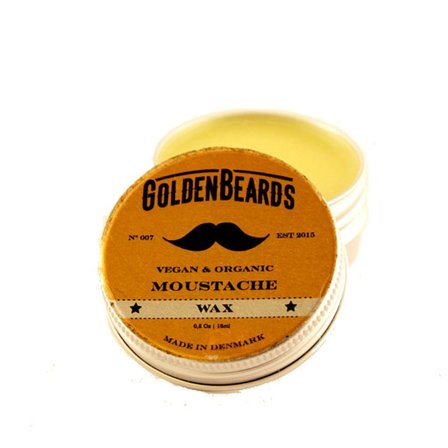 Golden Beards Golden Beards Økologiske Skægvoks 15 ml, Mænd, Skægpleje, Skægvoks