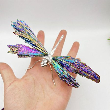 Aura Tourmaline Kyanite Dragonfly Sommerfugl og Dragonfly