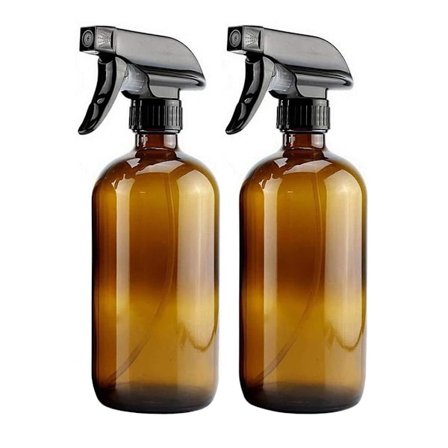 2x Lasinen Suihkepullo - 250 ml