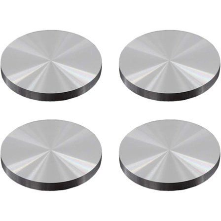 4 st 40 mm diameter och 8 mm tjock silver aluminiumskivadapter kan vara