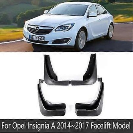 4 stk. bil mudderklapper til Opel Insignia A 2009~2017 MK1 stænkskærme skærm mudderklapper autotilbehør passer til facelift model