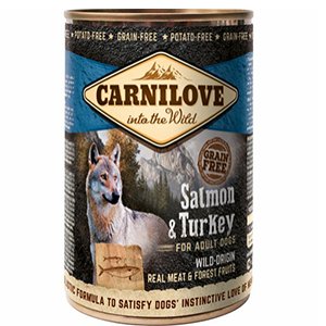Carnilove Dog Våtfoder, Salmon & Turkey, 400g