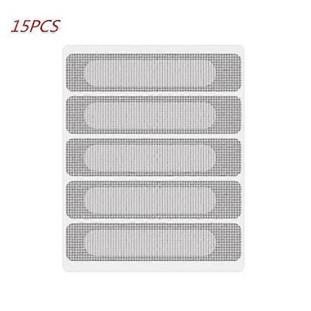 Anti-insekt Flue Insekt Dør Vindue Myggenet Reparationstape Selvklæbende - 50 stk 15 stk