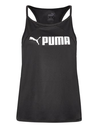 Puma Fit Fashion Ultrabreathe Allover Tank T-shirts & Tops Sleeveless Svart PUMA*Betinget Tilbud