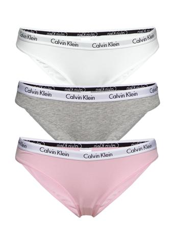 Bikini 3Pk Trusser, Tanga Briefs Multi/mønstret Calvin Klein