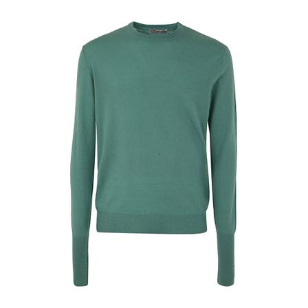 Ballantyne Round Neck Pullover Grøn, Herre