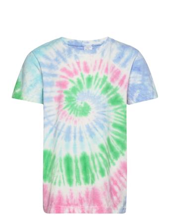 T Shirt Tie Dye Swirl T-shirts Short-sleeved Multi/mønstret Lindex*Betinget Tilbud