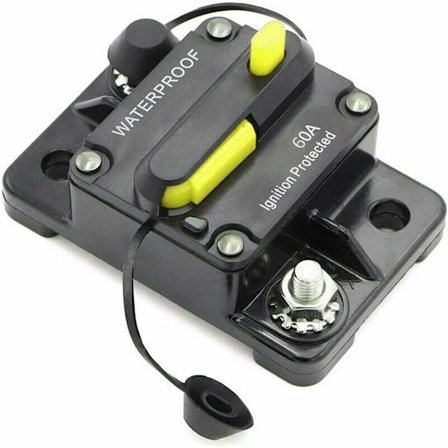 Bilstrømbryter Sikring Tilbakestill 60A 60A