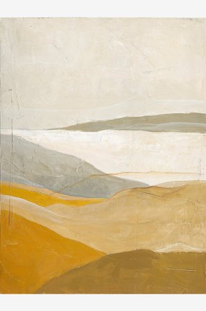 Malerifabrikken - Design Maalaus / Yellow Field / 90x120 Cm - Keltainen - Taulut - 90X120 - - Homeroom