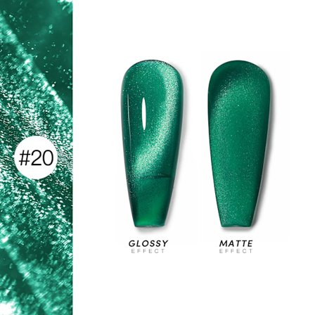 AS 15ml Magnetisk Katt Gel Nagellack Cat Eye Glitter Effekt Semi Permanent 36 Färger Soak Off UV Gel Lack Manikyr Nagelkonst