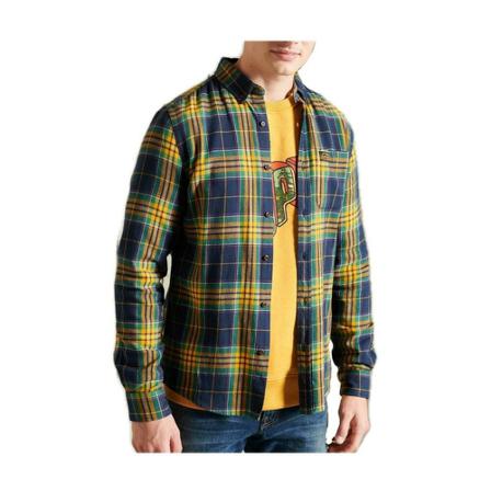 Superdry - Skjortor - Gul - Herr - Storlek: Xl, Herr, Storlek: XL