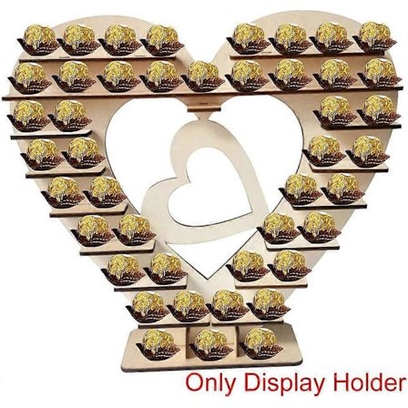 Ferrero Rocher Dekorationsställ för Choklad, Hjärtform, för Godis, Choklad (LGL)